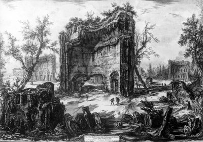 Näkymä Trajanuksen kylpylään, sarjasta 